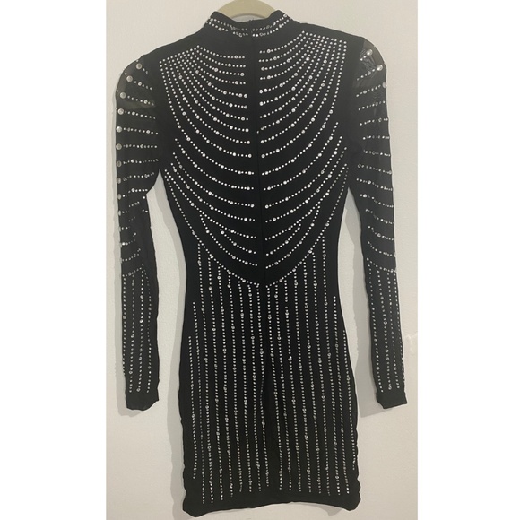 Rhinestone Mini Dress - Picture 4 of 4